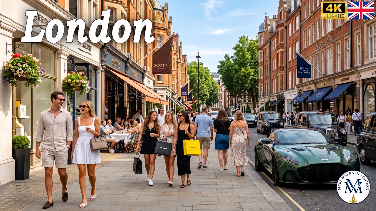 Luxury Life in LONDON 🇬🇧 4K Walking Tour🔥 The Most Expensive Neighborhoods 💰 True 4K