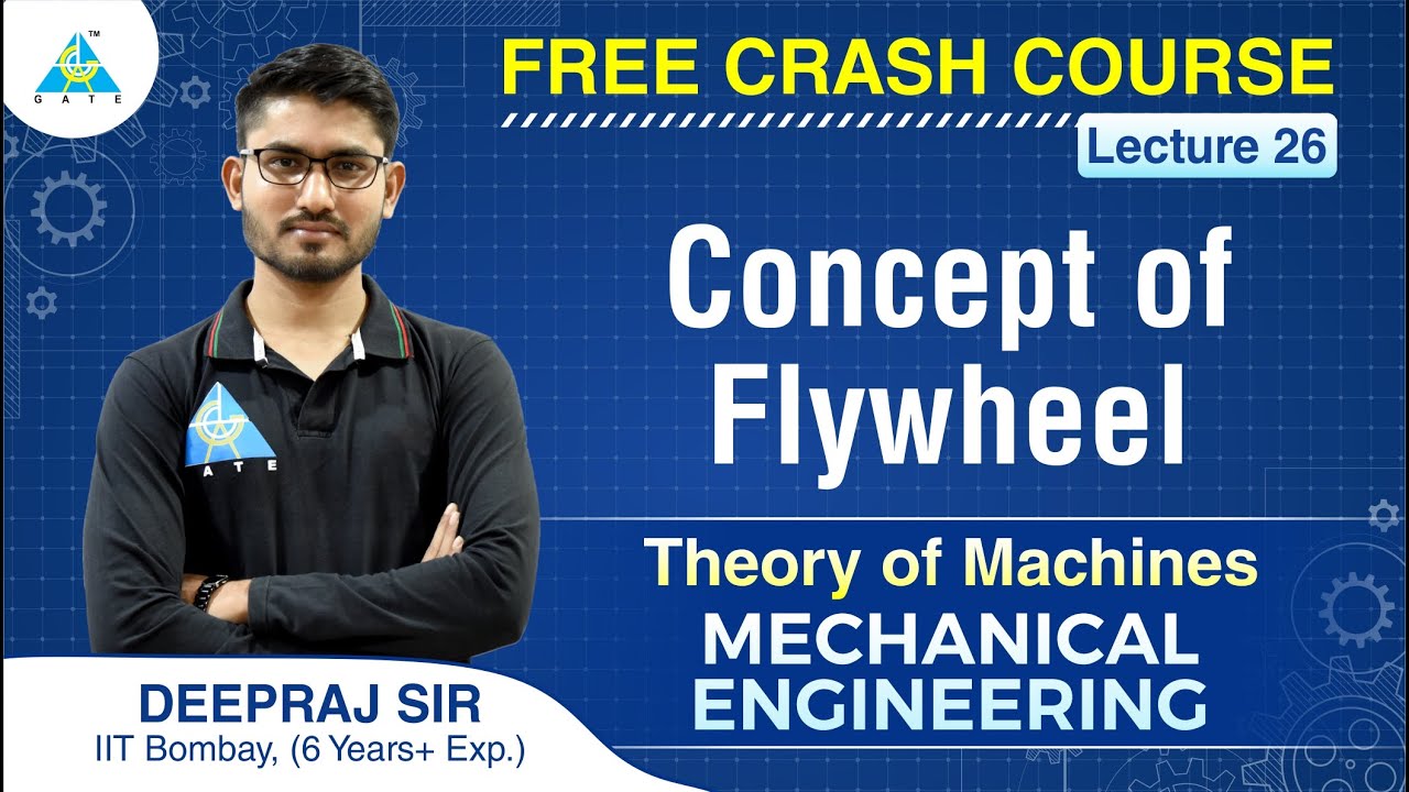 FREE CRASH COURSE | Lecture 26 | Concept of flywheel | Theory of machines | ME