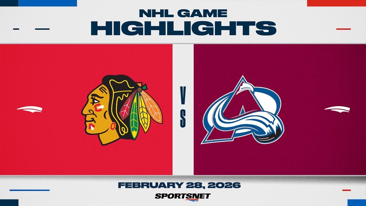 NHL Highlights | Blackhawks vs. Avalanche - February 28, 2026