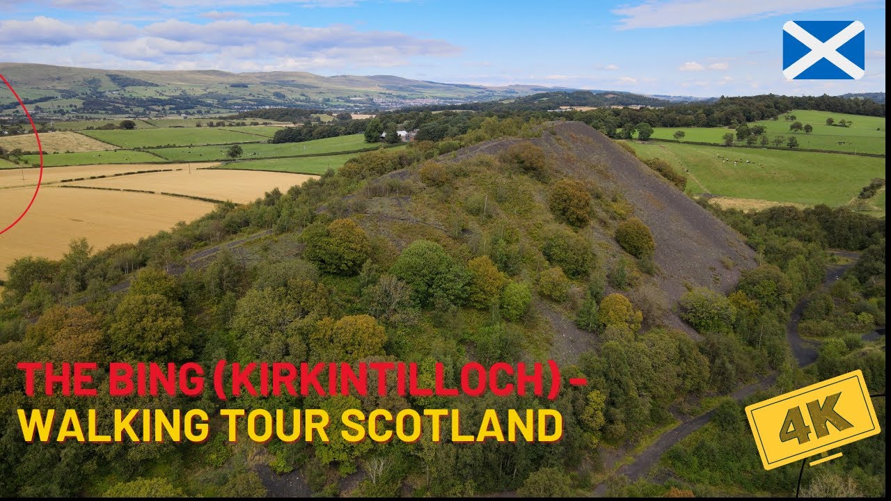 Waterside Bing / Devil's Elbow / Stepping Stones  - (Kirkintilloch, Scotland) Walking Tour in 4k