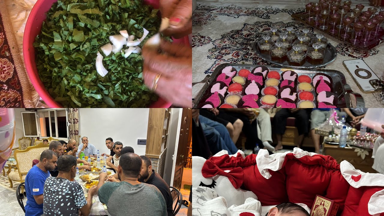 العقيقة متع بنتي اخترنا نعملو معاها ذكر على سيدنا النبي ❤️ نشالله تكون بنتي من الذرية الصالحة🩷👼🏻