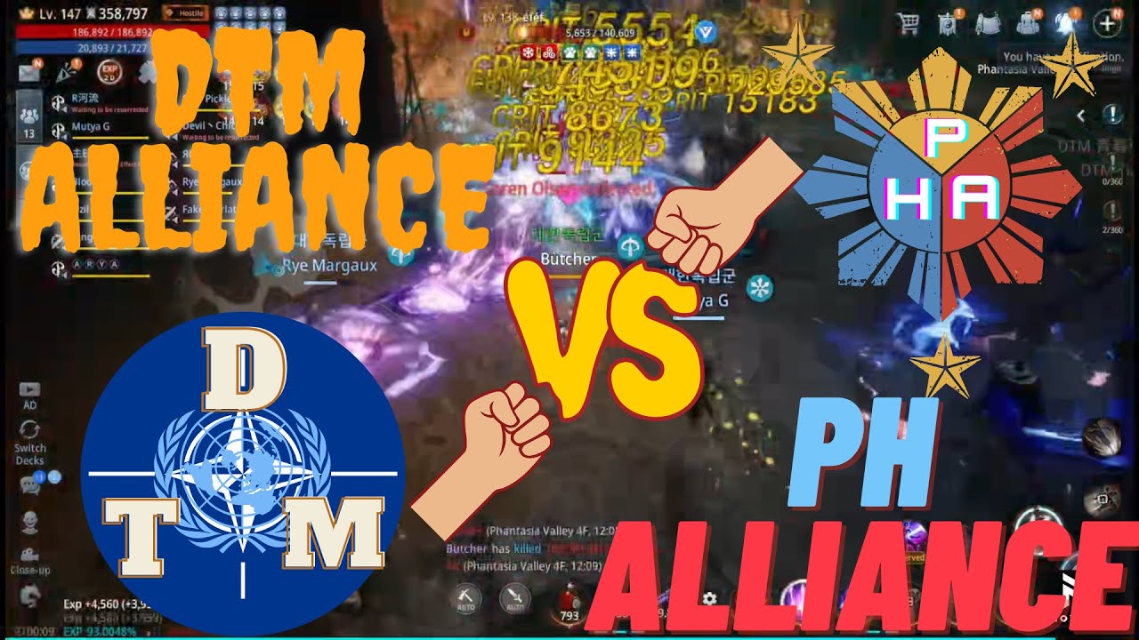 MIR4 DTM CAN'T COMPETE BOSS NO MORE? ( PHA TEAM BUTCHER ) VS  ( DTM TEAM TTSLOVE) #mir4 #mir4global