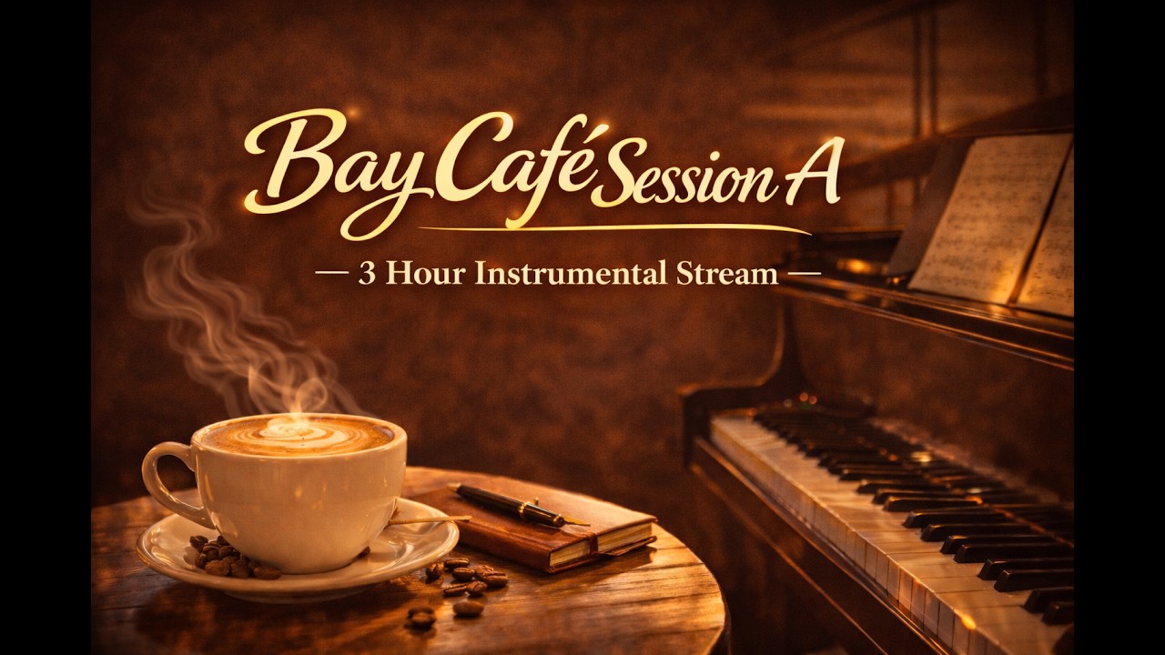 Bay Cafe Session A | 3 Hour Instrumental Music for Focus & Calm