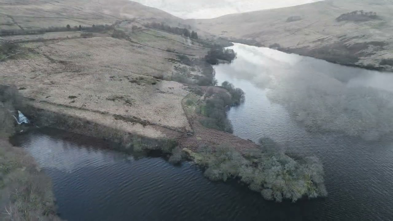 Drone flight around Crai Reservoir