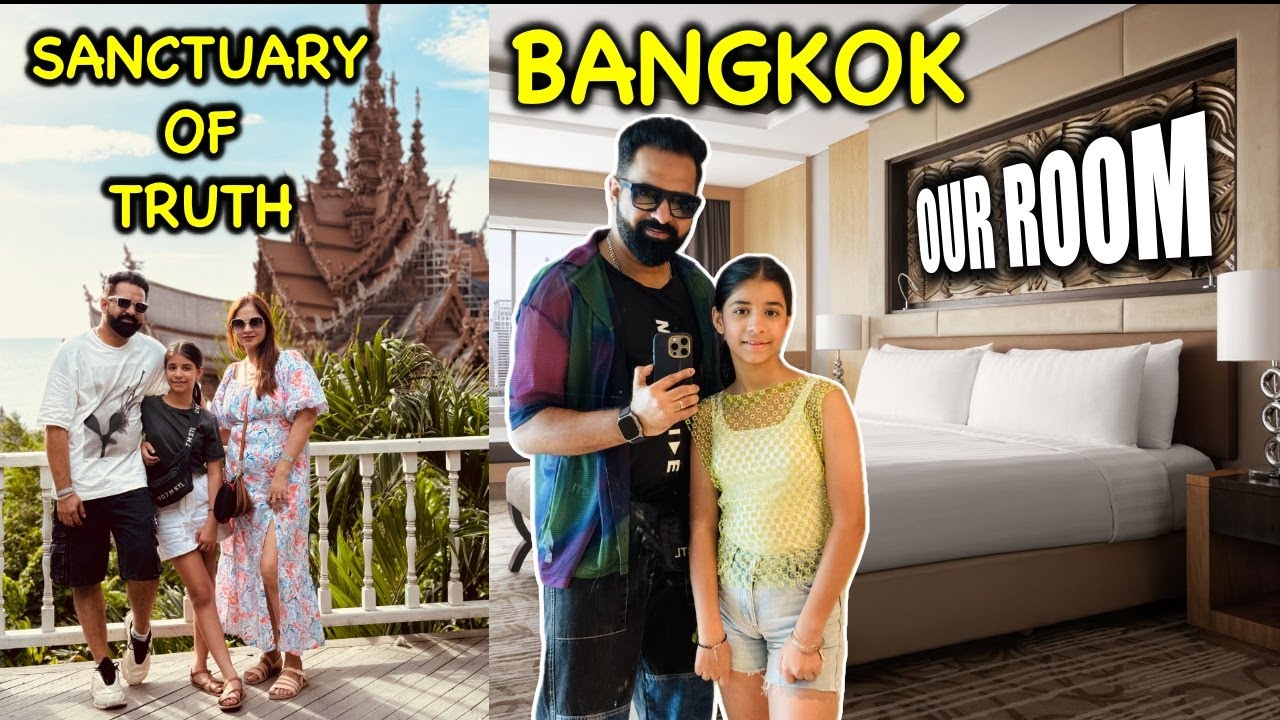 WOW 😱 Our Hotel Room in Bangkok | Sanctuary of Truth | Family Trip to Bangkok | Ep. 9