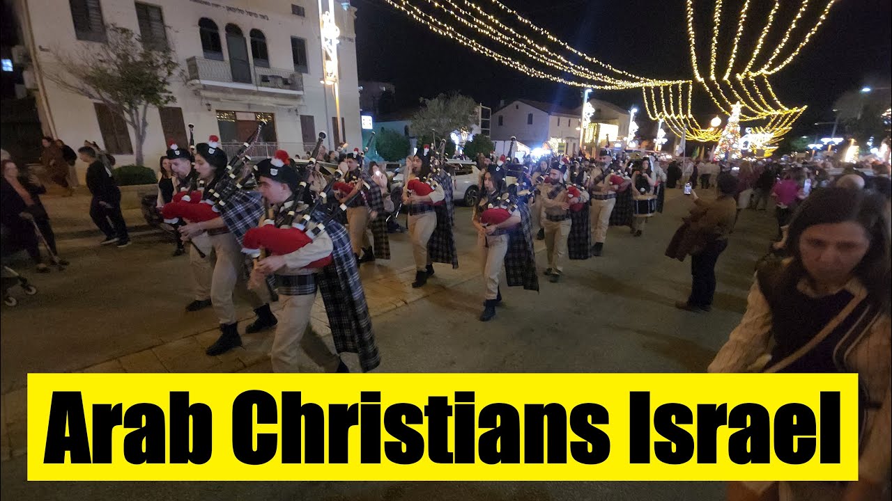Arab Christian Christmas Parade in Haifa, Israel