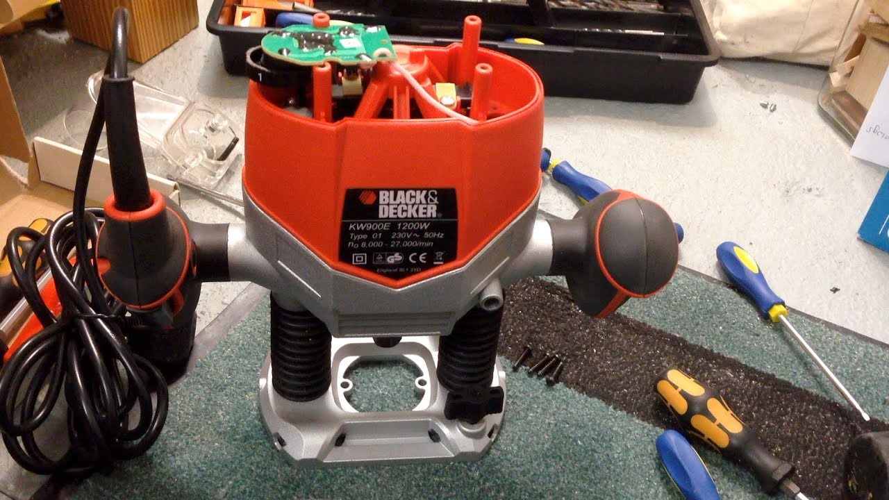Black & Decker KW900E Router, Plunge/Depth Stop Lock Repair