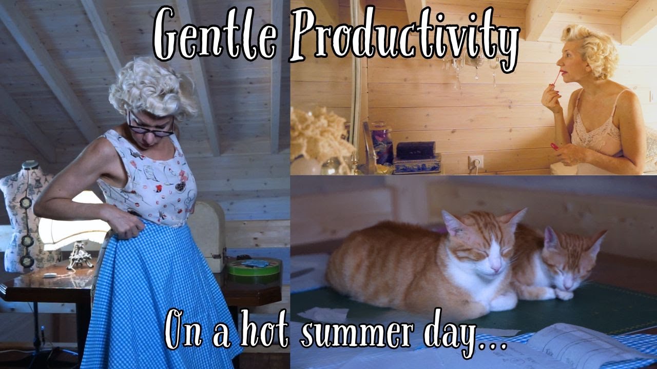 A Slow, Productive Day Indoors | Vintage Summer Living