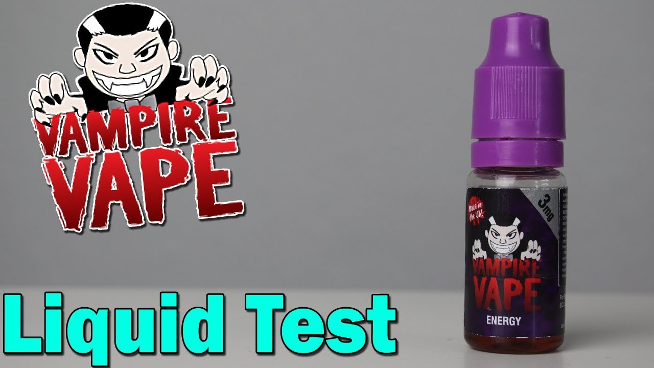 VAMPIRE VAPE | Energy | Liquid Test