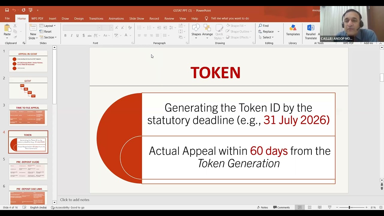 Webinar on GST Appeals & Litigation: Navigating SCN, Rectification, Limitation & GSTAT