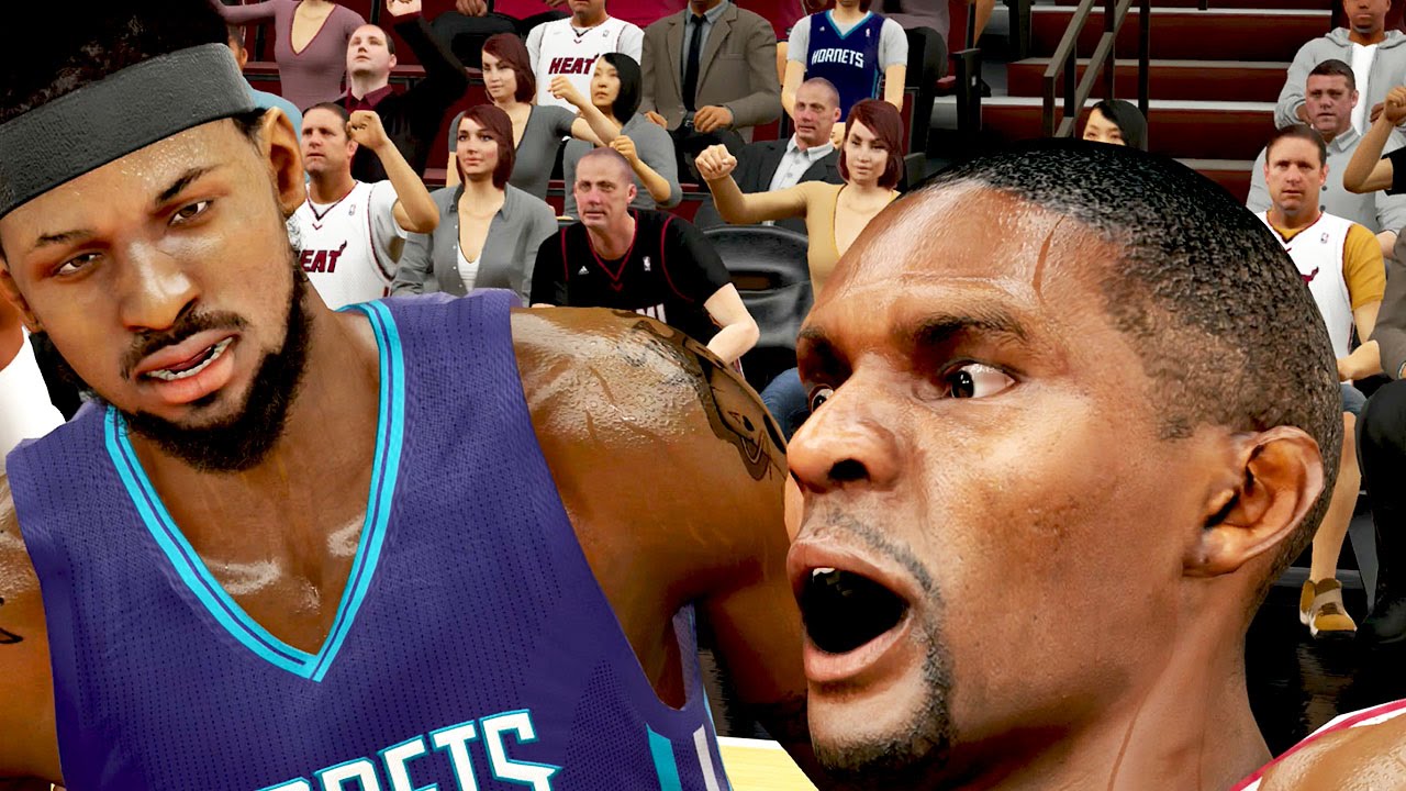 NBA 2k15 MyCAREER Gameplay - Updated Badges & Attributes - Chris Bosh Loves Getting Dunked On!
