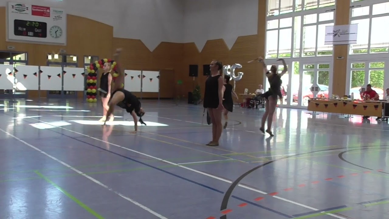 TWIRLING GERMANY Deutsche Meisterschaft TV Langenselbold 2018 Team Level A