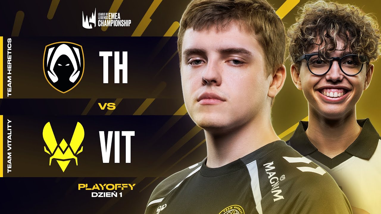 🔴VITALITY vs TEAM HERETICS🔴LEC SUMMER PLAYOFFY 2025🔴