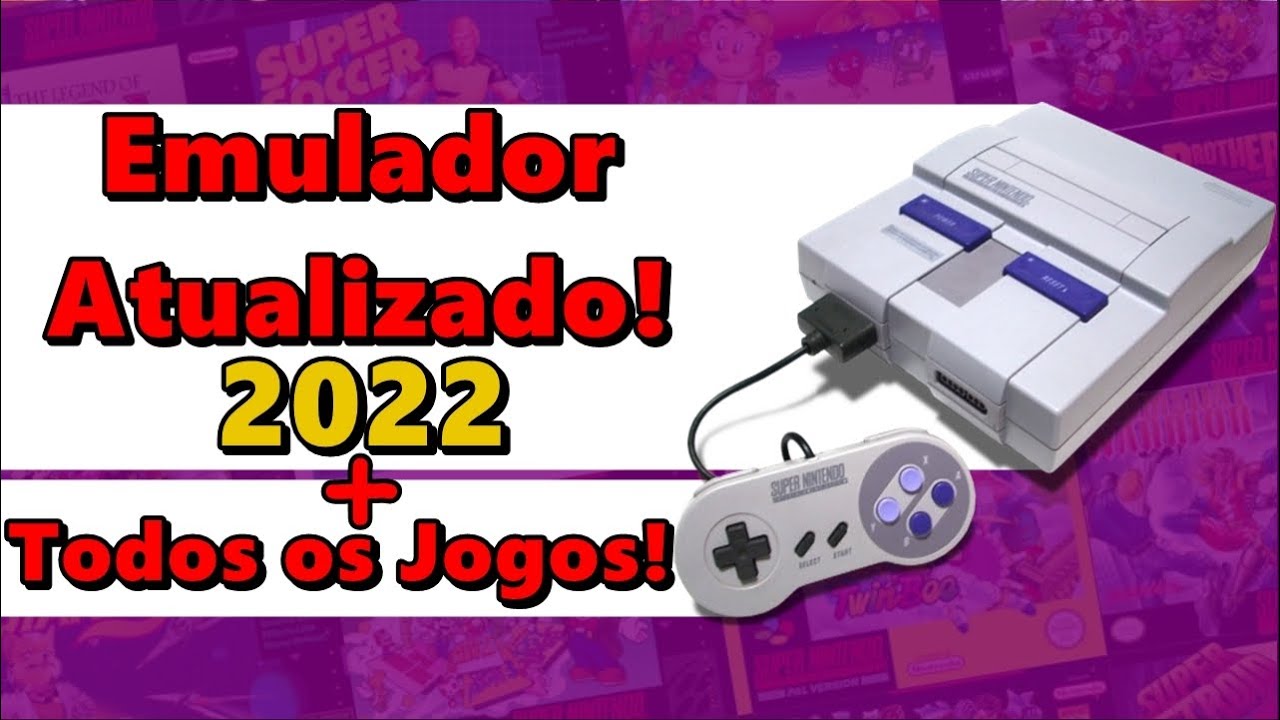 MELHOR EMULADOR DE SUPER NINTENDO ATUALIZADO 2023 + TODOS OS JOGOS (SNES9X)