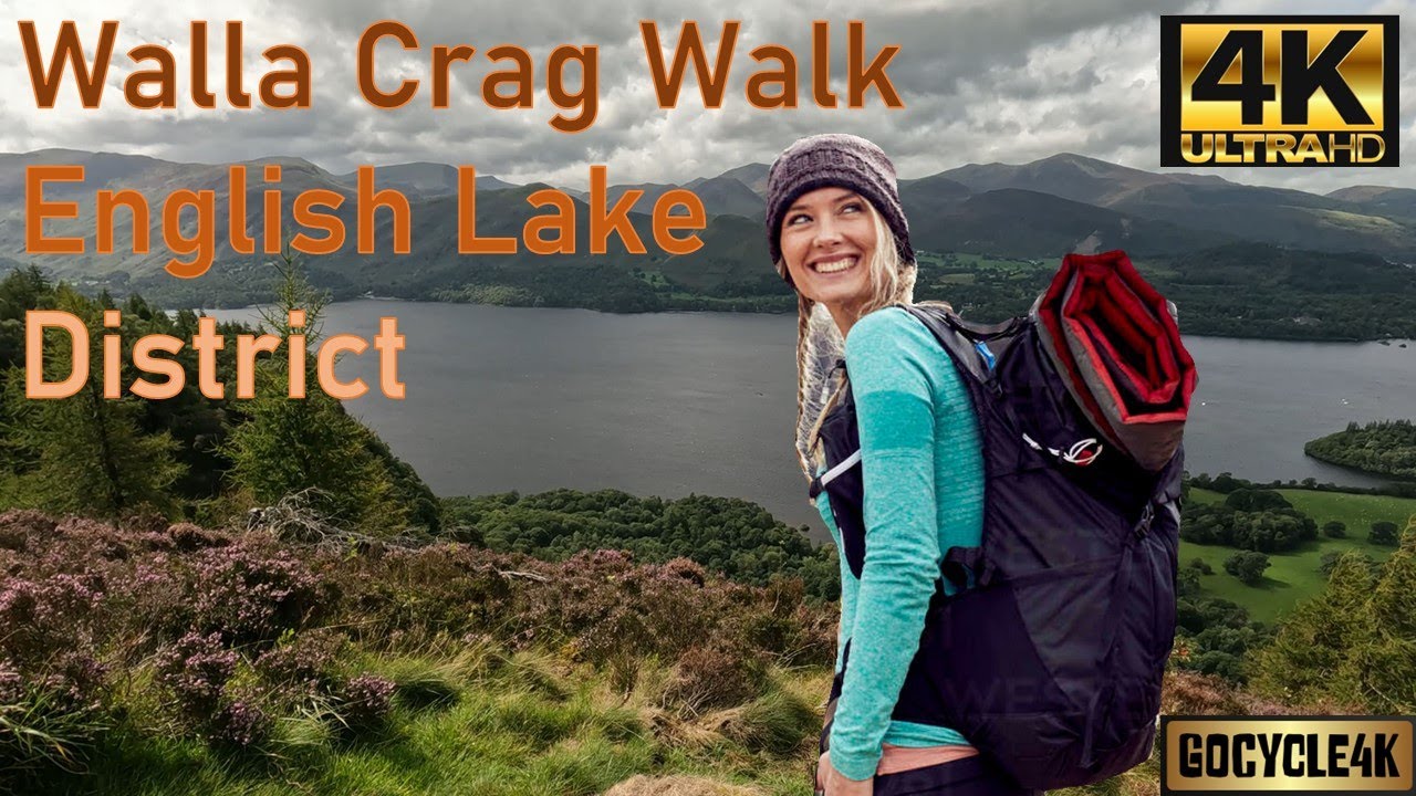 4K scenic walking tour of Walla Crag near Keswick