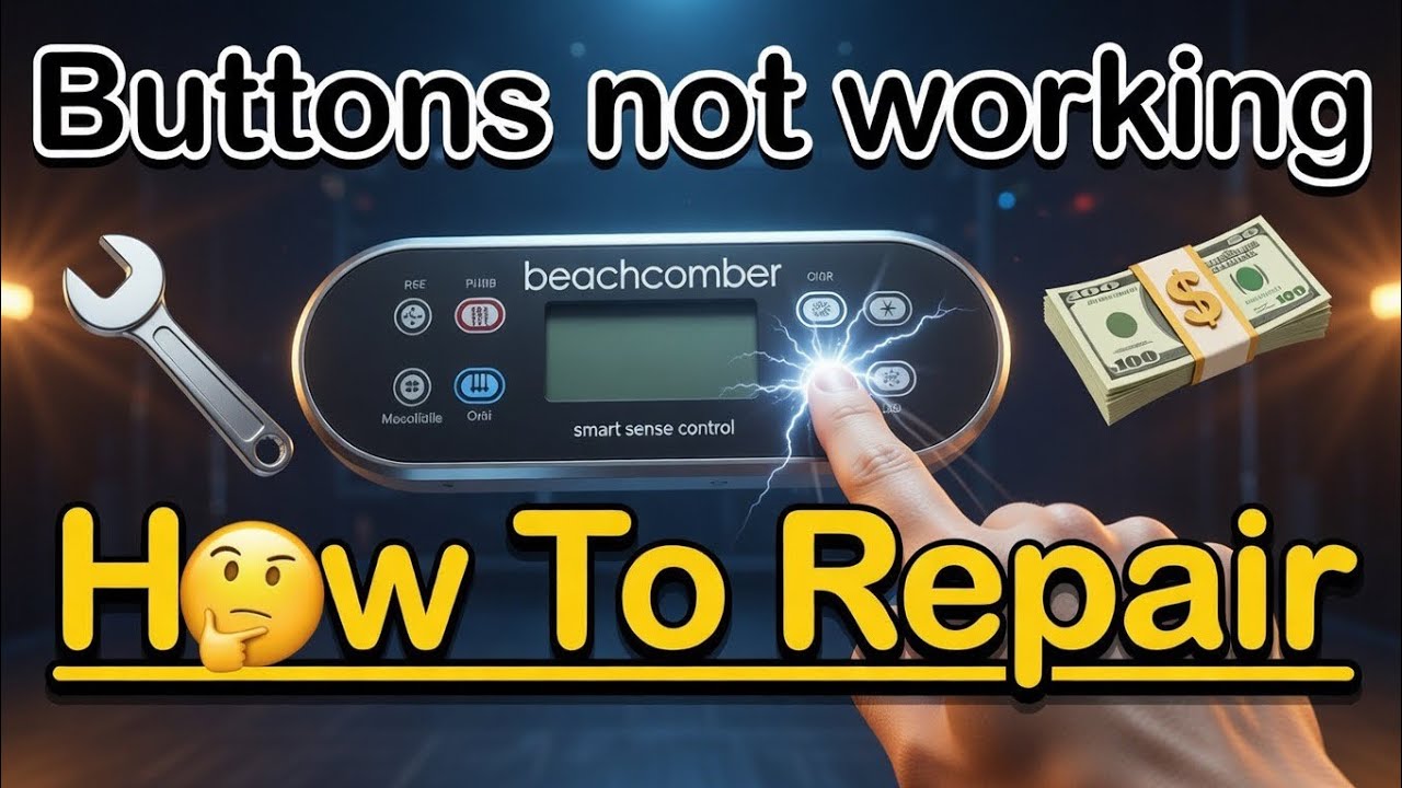 Hot Tub Control Panel Buttons not Working Repair DIY