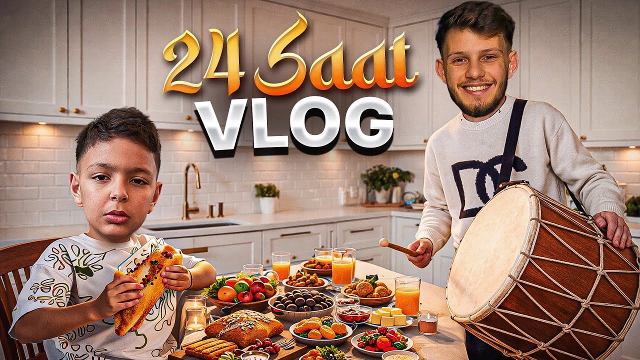 SAHURDAN İFTARA 24 SAAT ORUÇ VLOG! (ZORLANDIM MI?)
