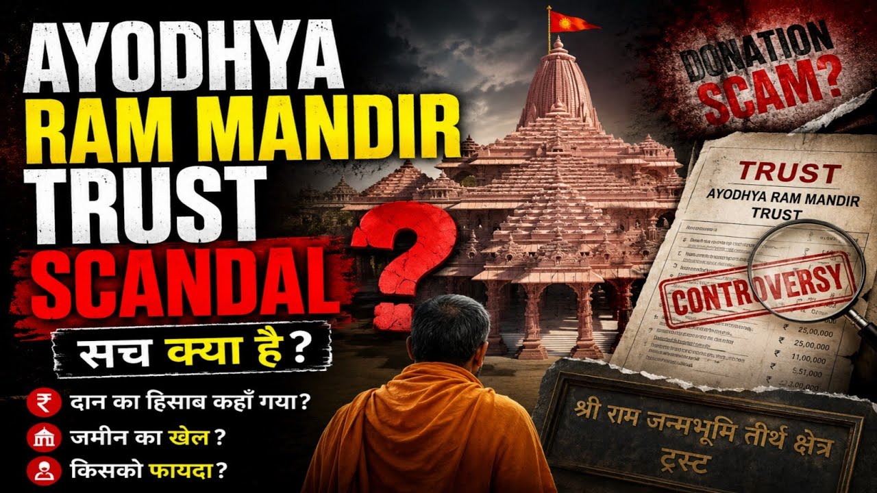 Ayodhya Ram Mandir Trust Scam? Truth, Controversy & Hidden Facts Explained | Full Story