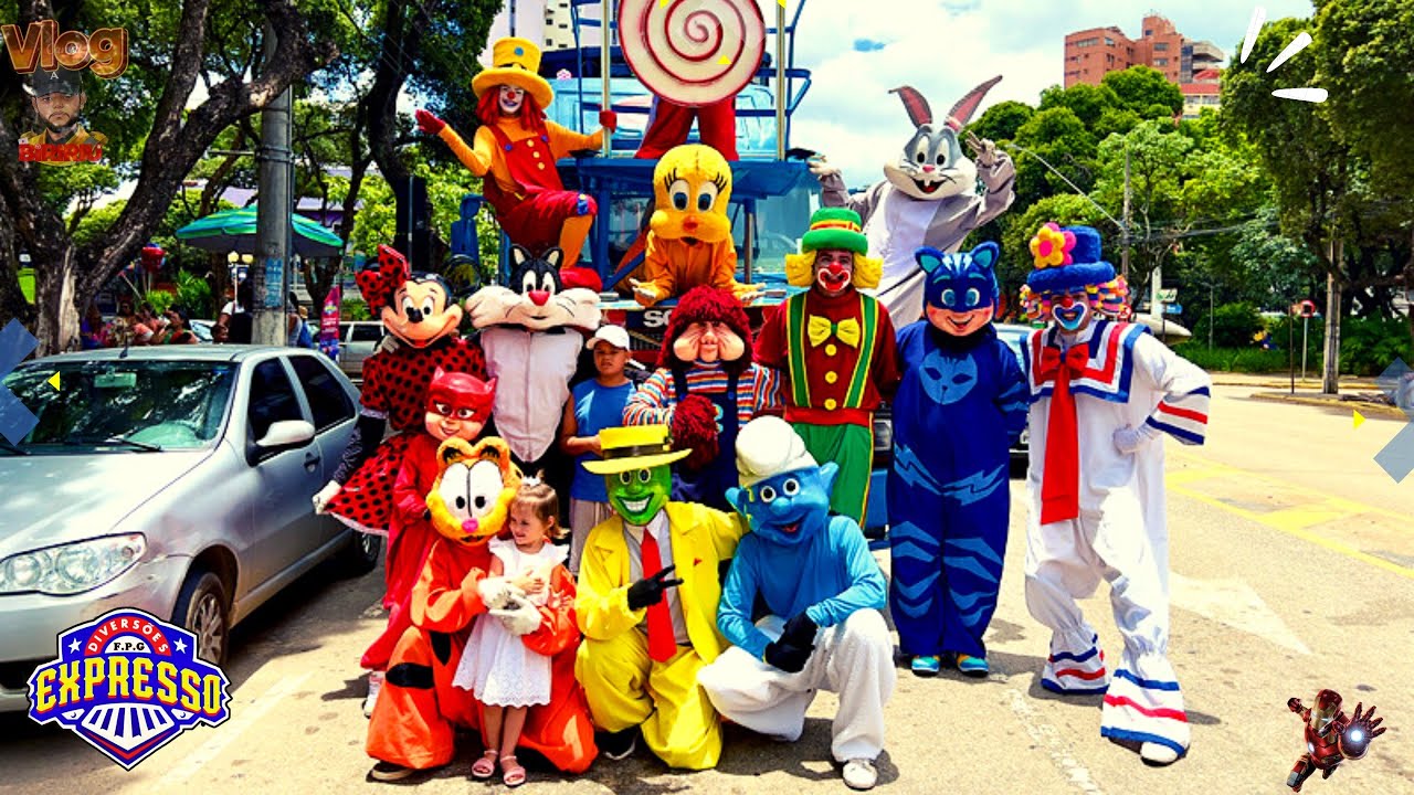 VLOG - UM DIA DE PERSONAGEM NA CARRETA G4 • DOMINGO DE MANHÃ 🙀🔥🚂