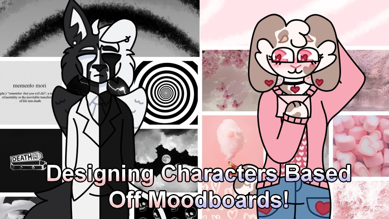 Designing Characters Based Off Moodboards!