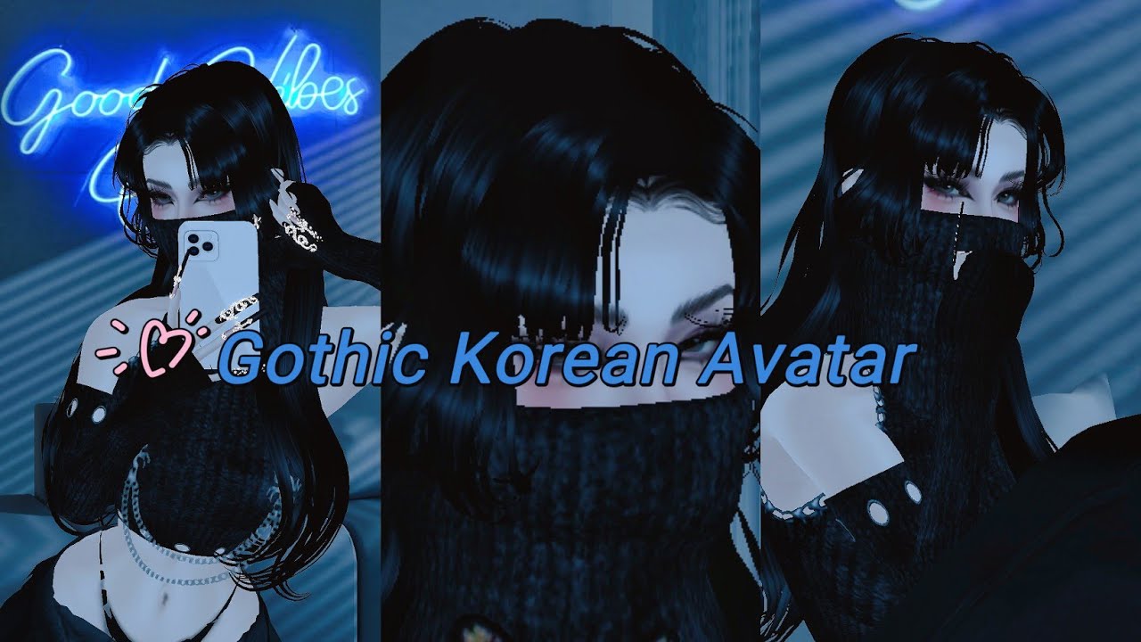 IMVU | Gothic Korean Avatar Y2K for 13K Credits 🏴‍☠️