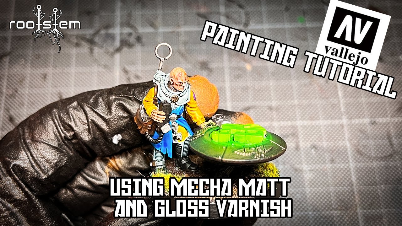 Using Mecha Matt and Gloss Varnish