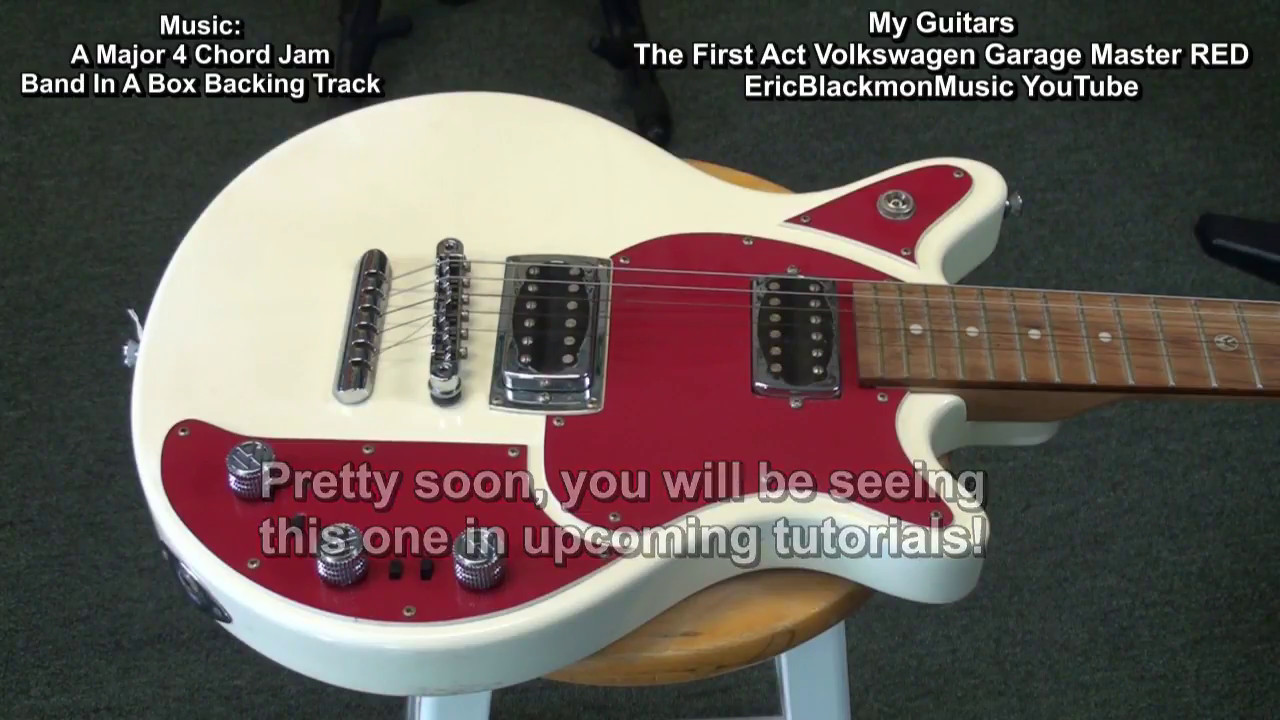 First Act Volkswagen GARAGE MASTER RED Pawn Shop Guitar Find @EricBlackmonGuitar