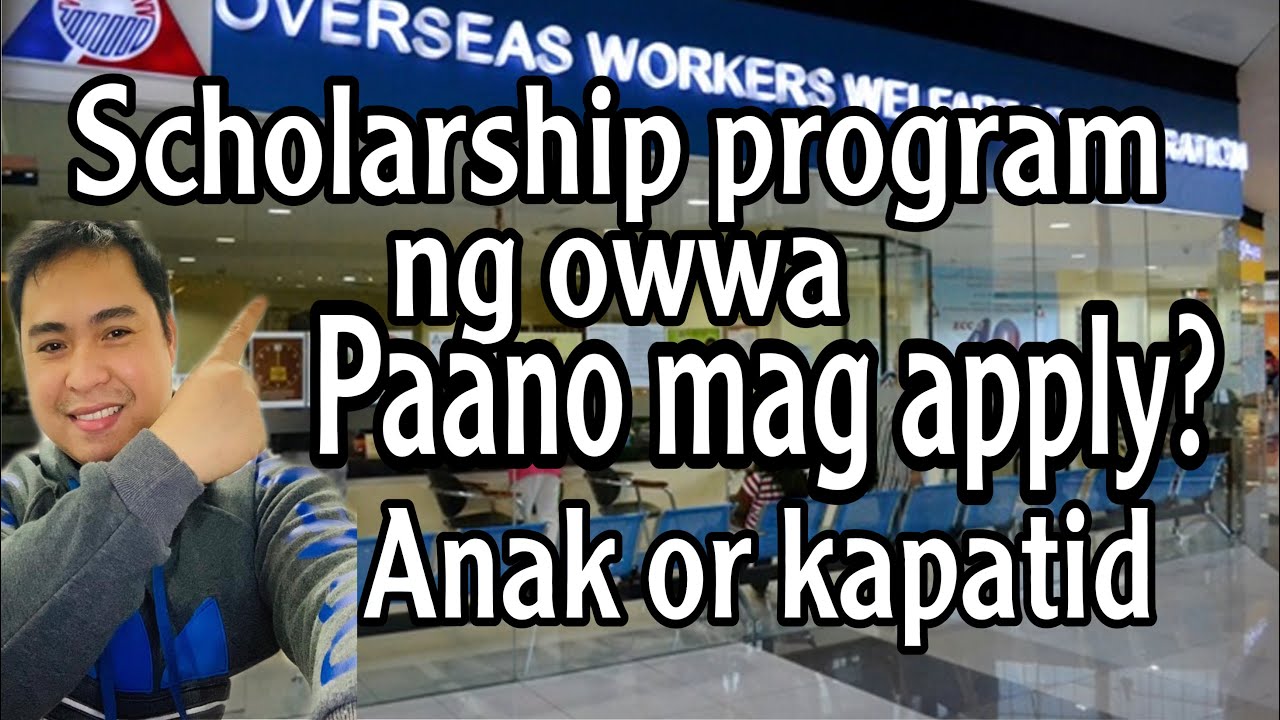 🔴 Owwa scholarship program paano mag apply/ODSP APPLICATION