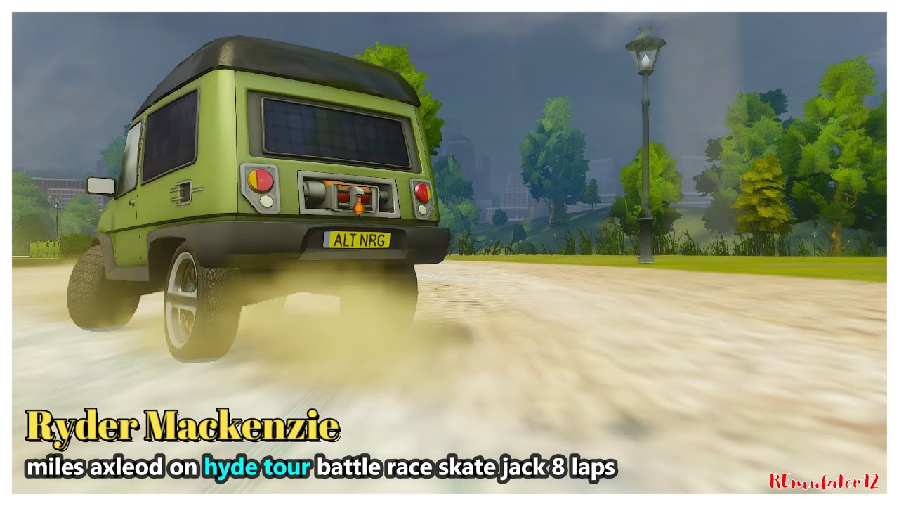 Cars 2 The Video Game | Miles Axlerod - Battle Race (Skate Jack) | Hyde Tour 8 Laps