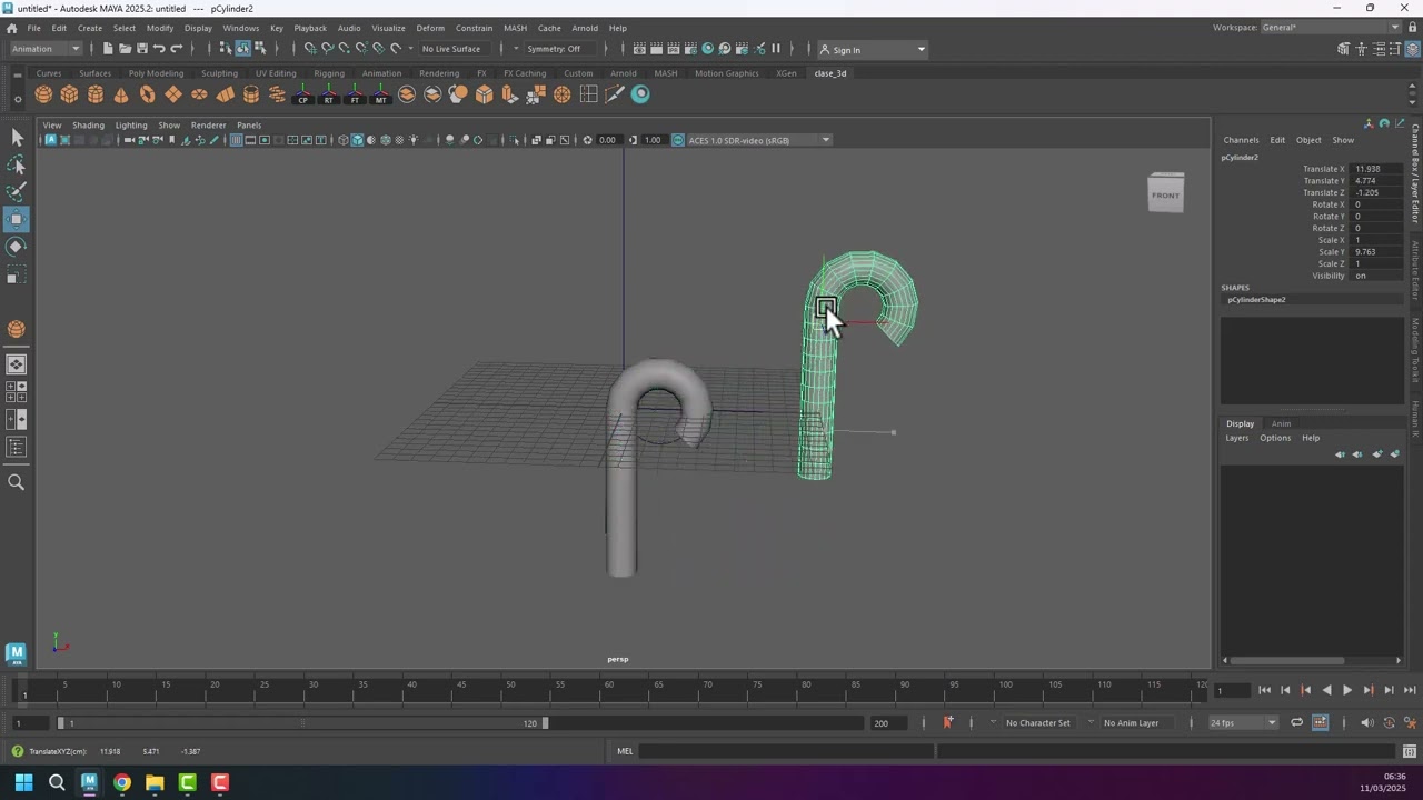 DEFORMADORES EN MAYA AUTODESK #1