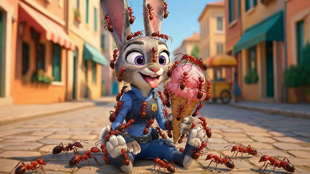Zootopia 2 | Judy and the Ice Cream Mishap🐰😱 | Nick & Judy Fanmade