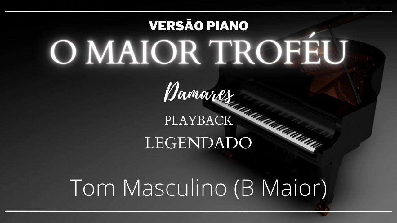 Damares - O Maior Troféu Playback Legendado Tom Masculino