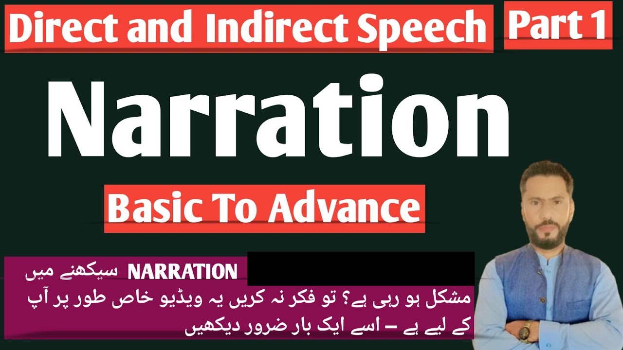 Direct and Indirect Speech | Narration Rules Explained  | Sindh Police Preparation by younis baloch