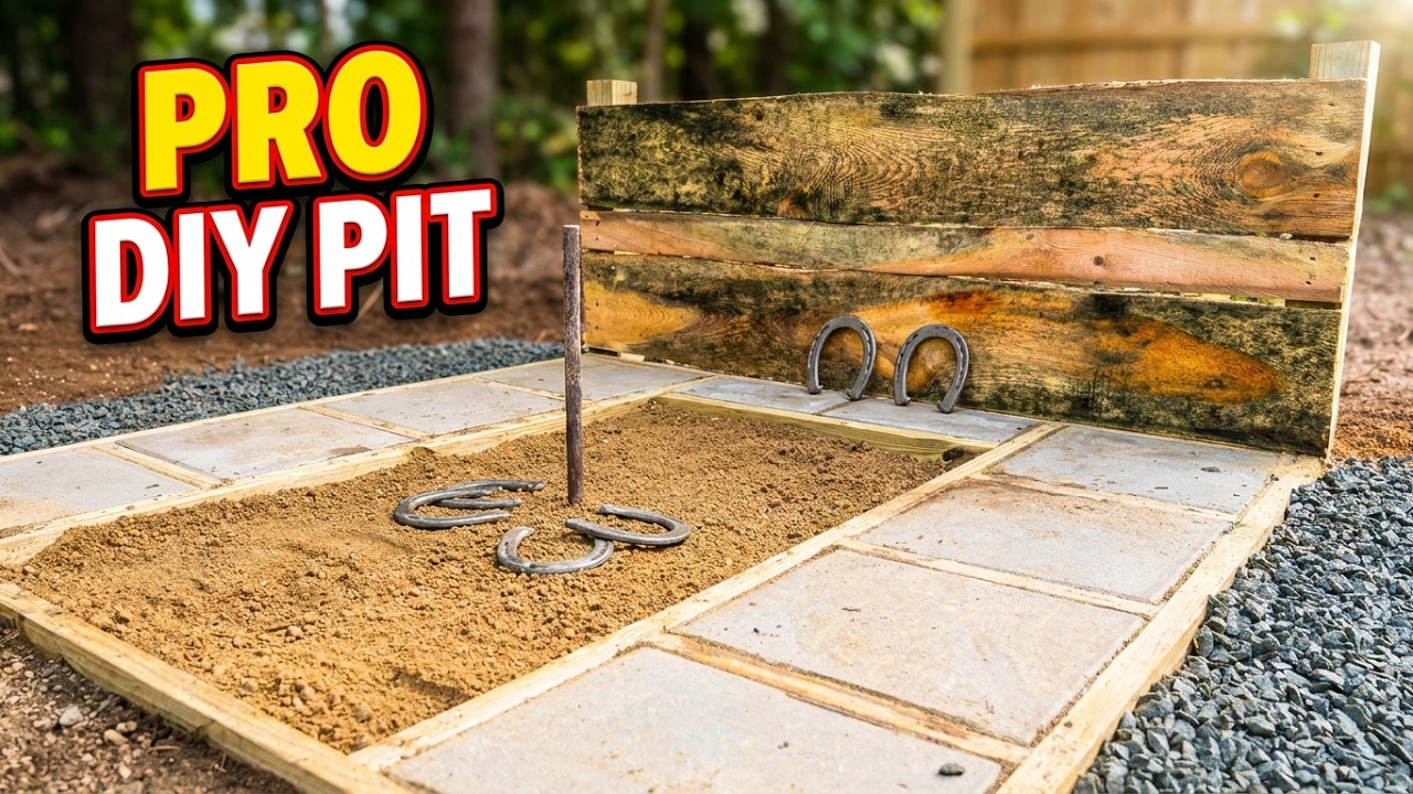 Backyard Horseshoe Pit: DIY or Buy?