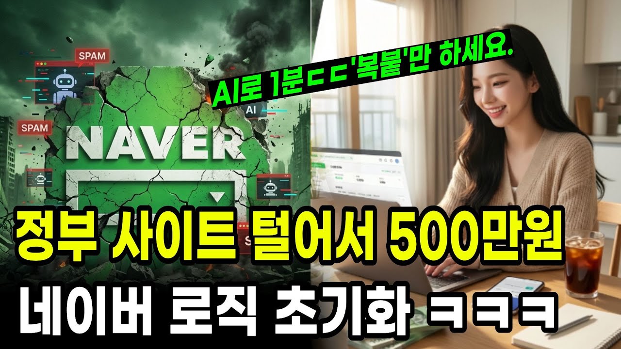 영상 내리기 전에 보세요..상위노출 없이 초보자가 월 450만원ㄷㄷ?(+커뮤니티 게릴라)