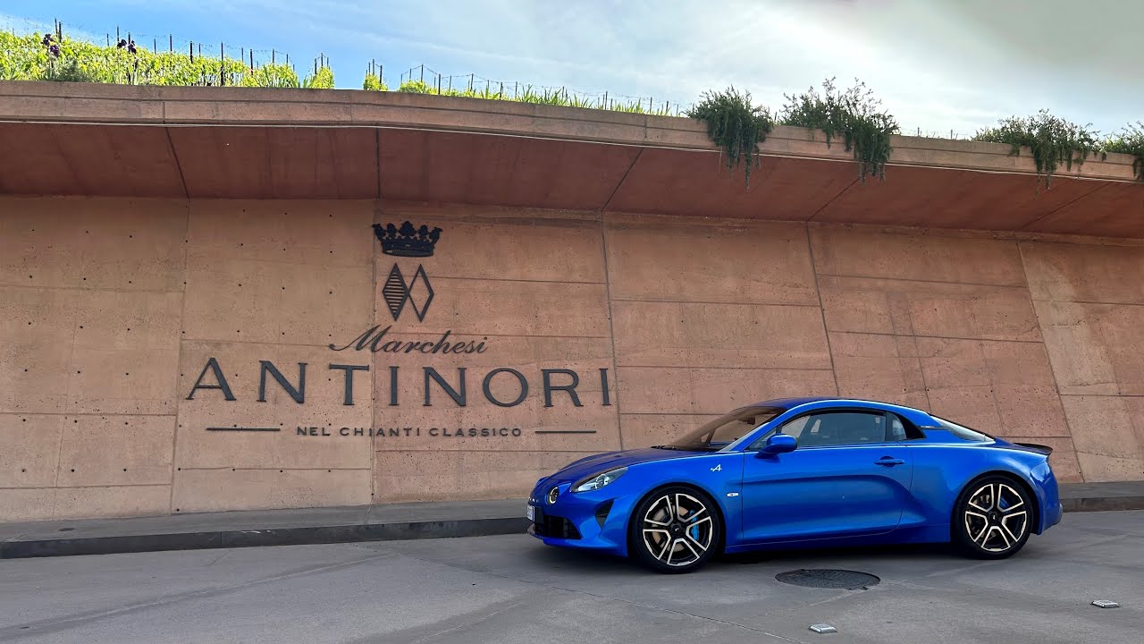 1300 km of Tuscany Alpine A110 Owners meeting