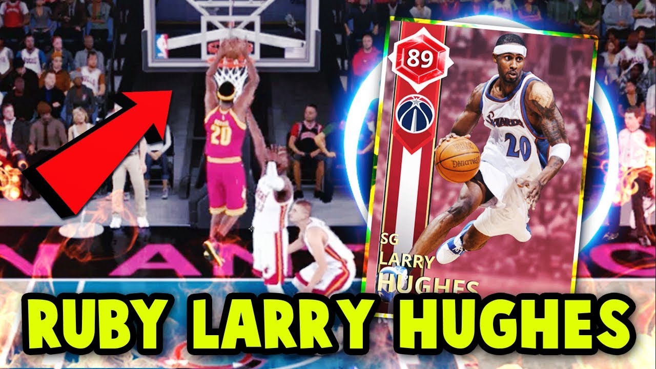 NBA 2K18 RUBY LARRY HUGHES GAMEPLAY!! | CHEAP REWARD RUBY CARD!! | NBA 2K18 MyTEAM SUPER MAX