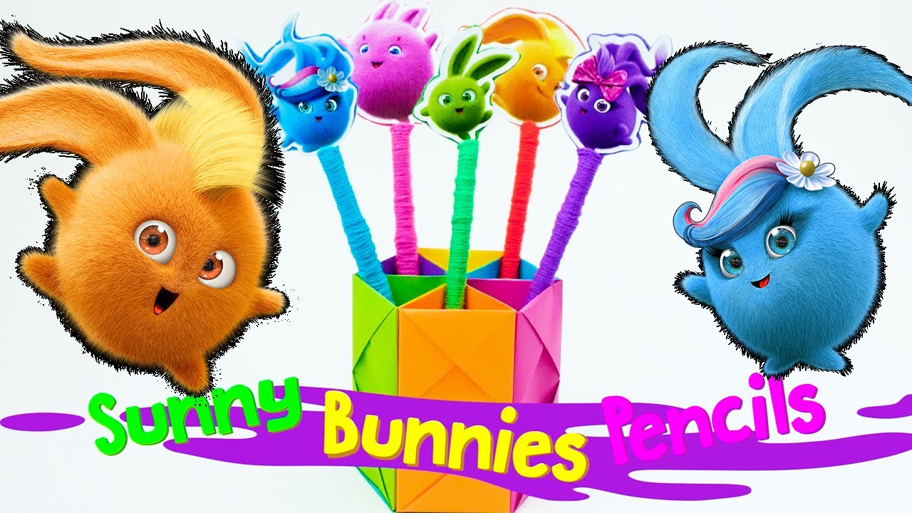 Making School Sets - SUNNY BUNNIES DIY | Arts & Crafts | Get Busy | Cartoons for Kids