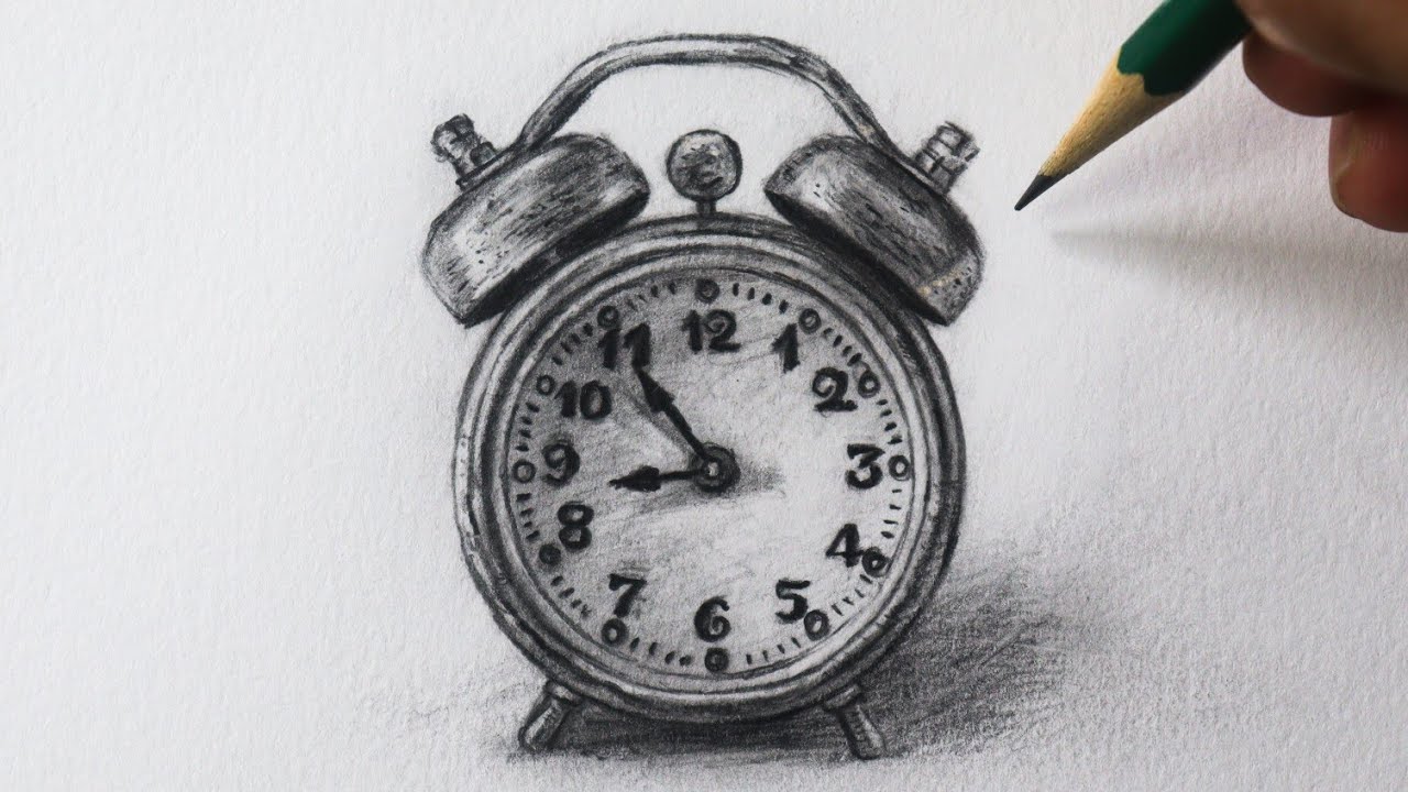 Como Desenhar um Relógio Despertador (Guia Completo) NARRADO