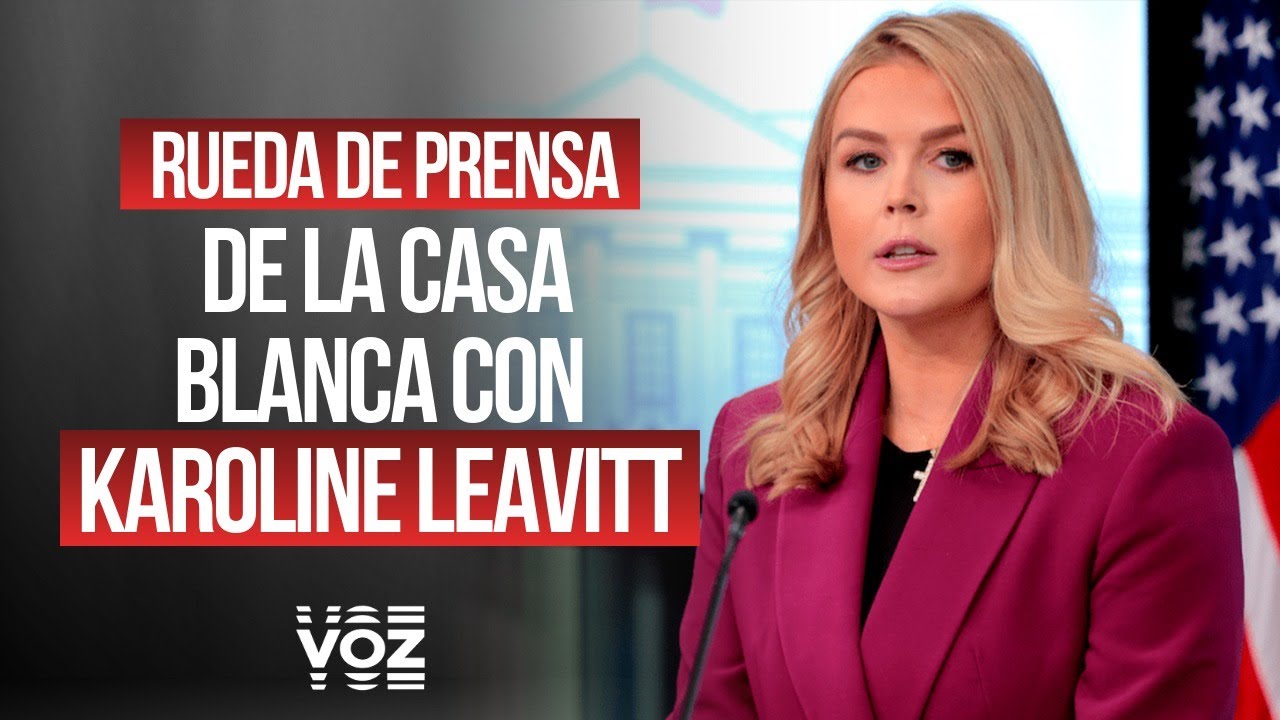 🔴 📺  EN VIVO - Rueda de prensa de Karoline Leavitt - 10 de Febrero (En español)