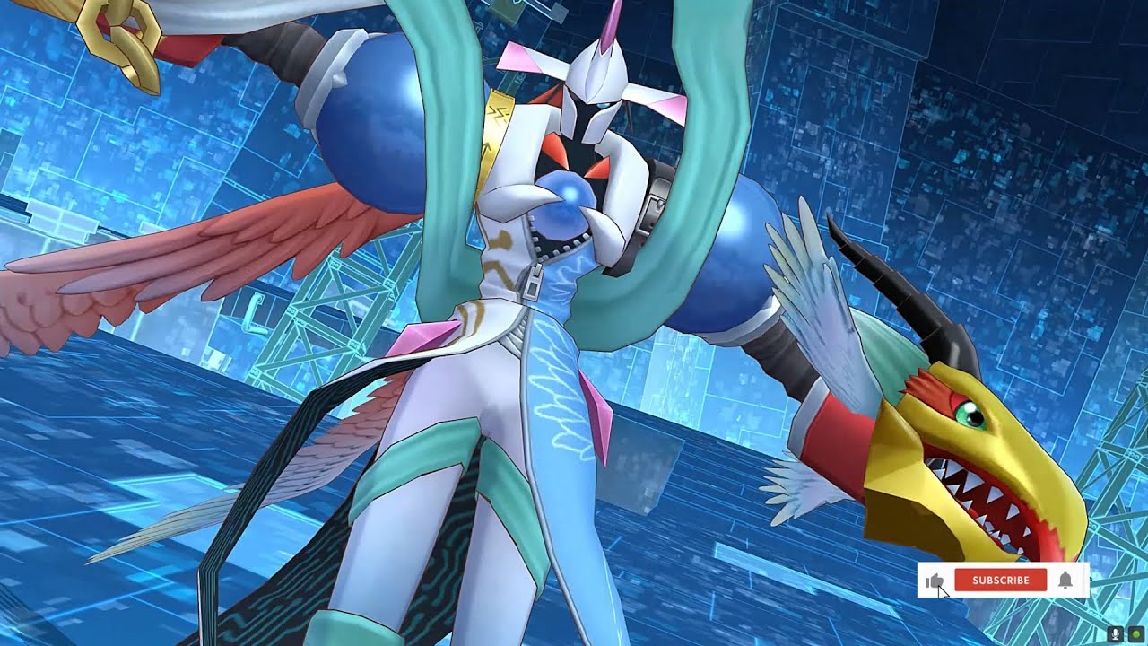 Panjyamon evolve BanchoLeomon ChaosmonVA and Skill.: Digimon Cyber Sleuth Mods