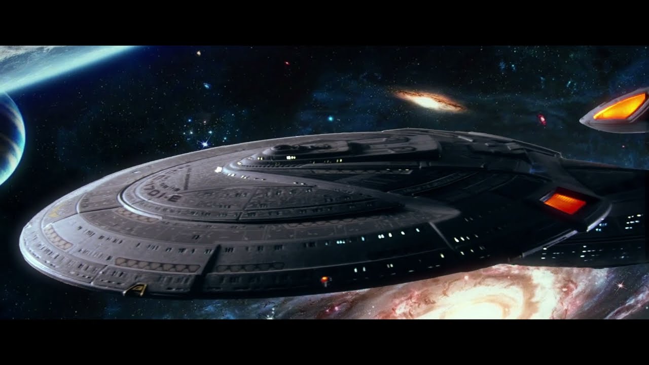 USS Enterprise NCC-1701-E Miniature Shots Collection #1 (AMT 1:1400 model)