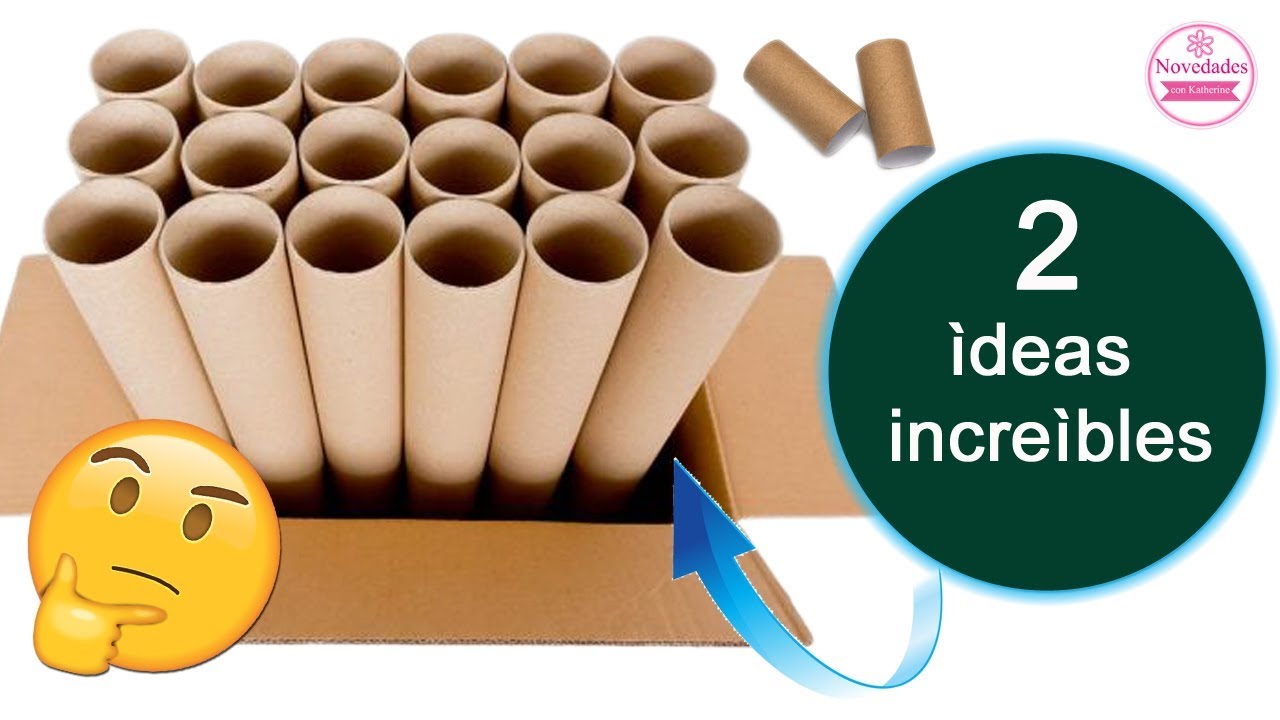 MANUALIDADES CON ROLLOS DE PAPEL HIGIÉNICO Y TUBOS DE CARTÒN