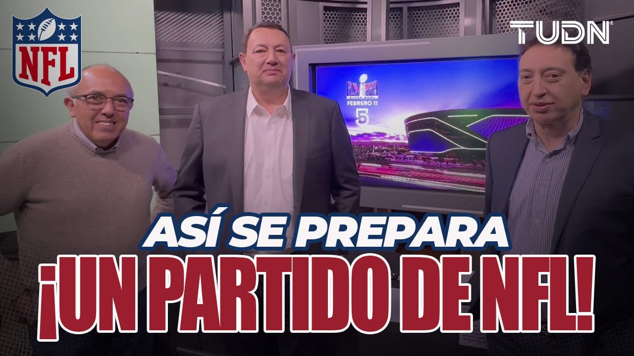 🎙️🏈 Así es una transmisión de NFL con los AMIGOS | Detrás de cámaras