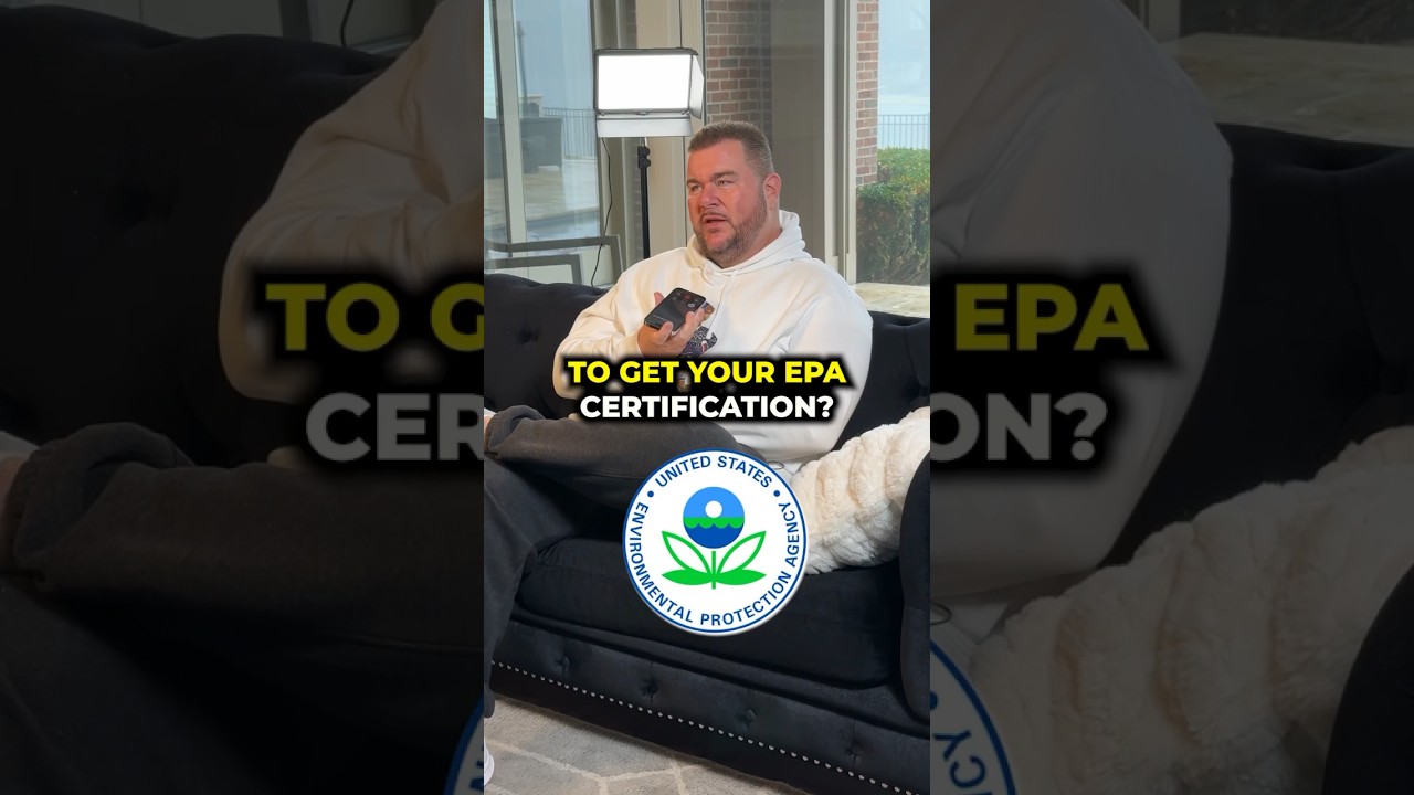 Получите сертификат EPA и зарабатывайте 50 долларов в час 🌎