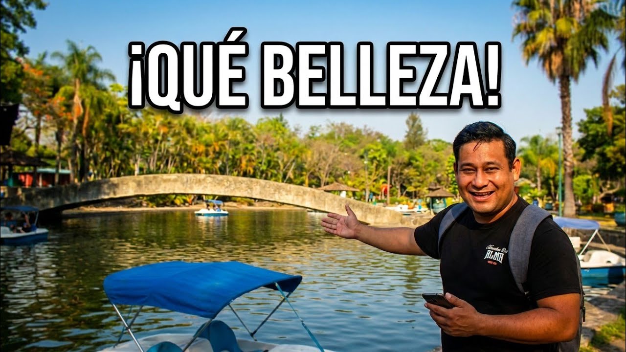 ¡CONOCIENDO EL PARQUE LA ALAMEDA DE JIUTEPEC, MORELOS! 🚲🐟✨