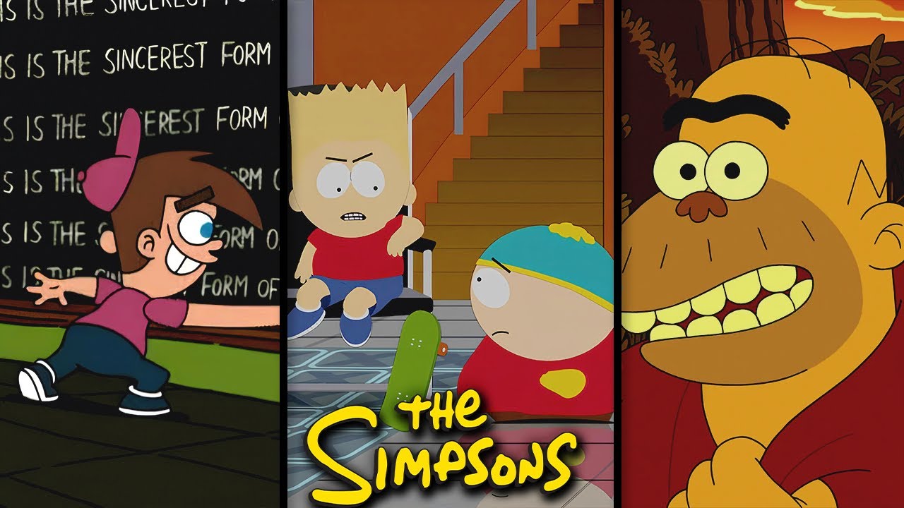 Every Time Shows/Movies Made FUN of The Simpsons