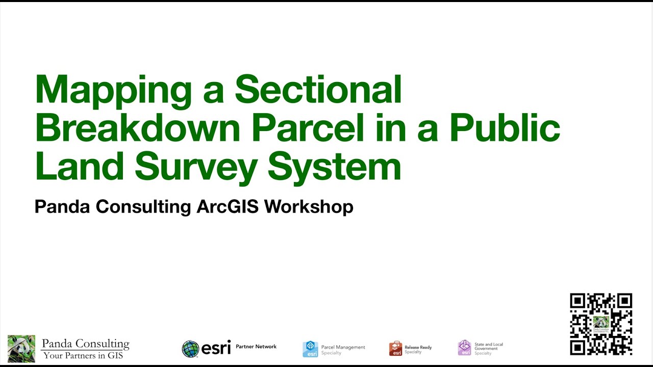 Mapping a Setional Breakdown Parcel - July 2025