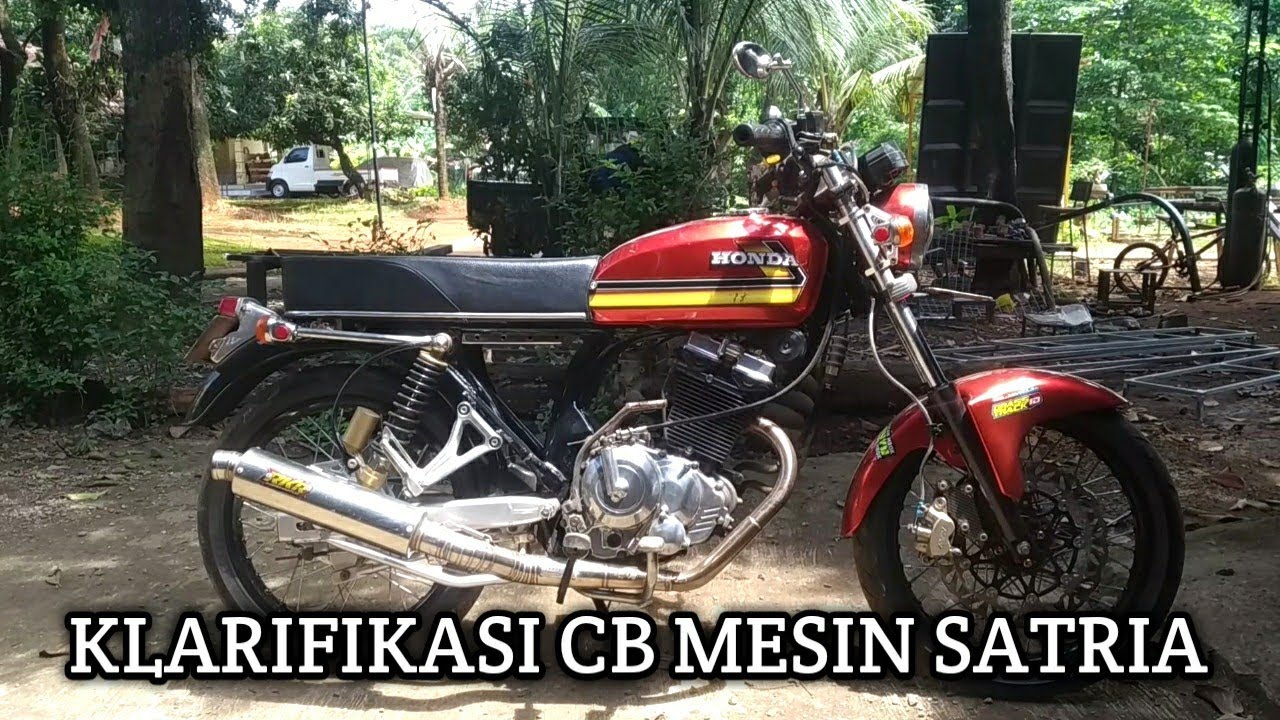 KLARIFIKASI RANGKA CB MESIN SATRIA 150