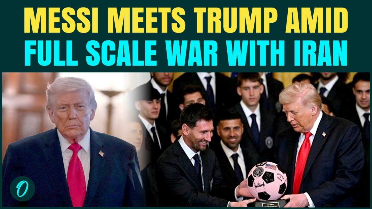 Messi At White House VIDEO: Legend Messi Meets Trump Amid Iran VS U.S-Israel Full Scale War